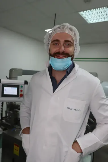 Operator at the production line