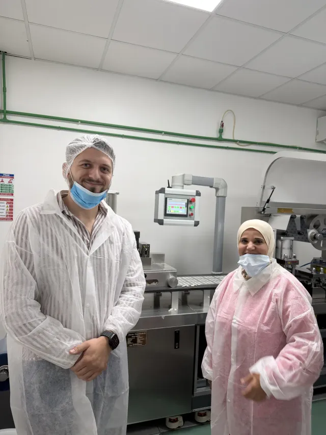 Co-founder in protective equipment at the capsule line