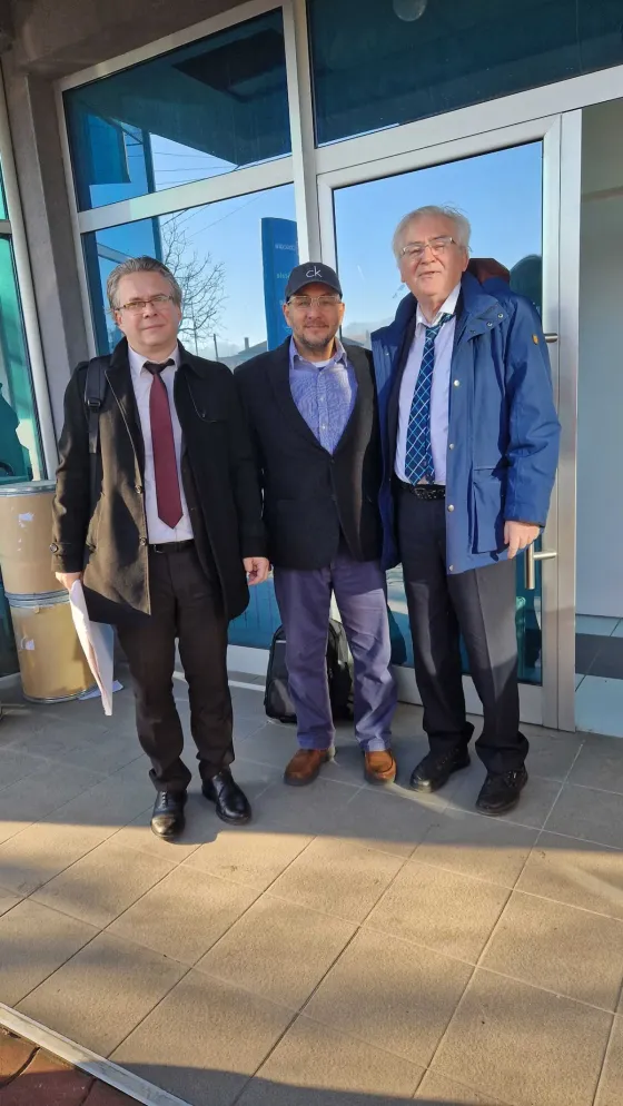 Prof. Mohamed Aly from Dubai visiting the PharmScale production facility in Srebrenik
