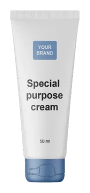 Cosmetic cream tube with flip cap